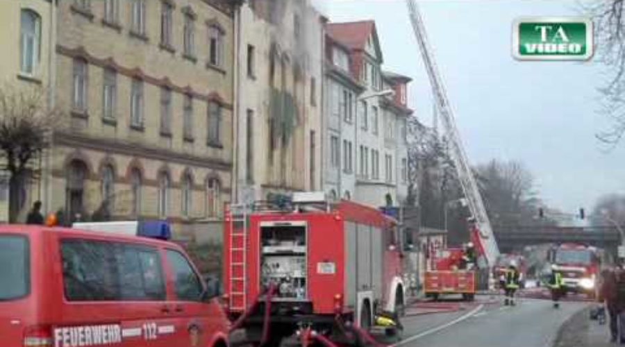 Großbrand in Arnstadt