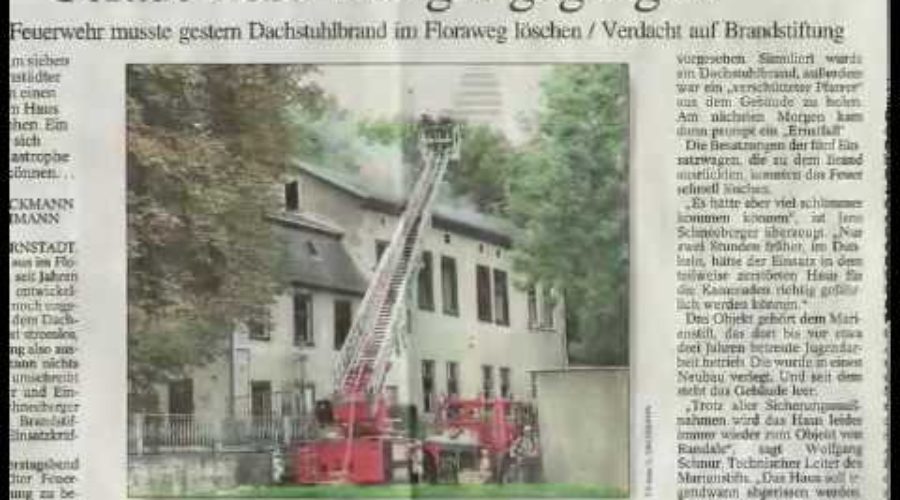 Intro Jahresrückblick DVD 2006 Feuerwehr Arnstadt