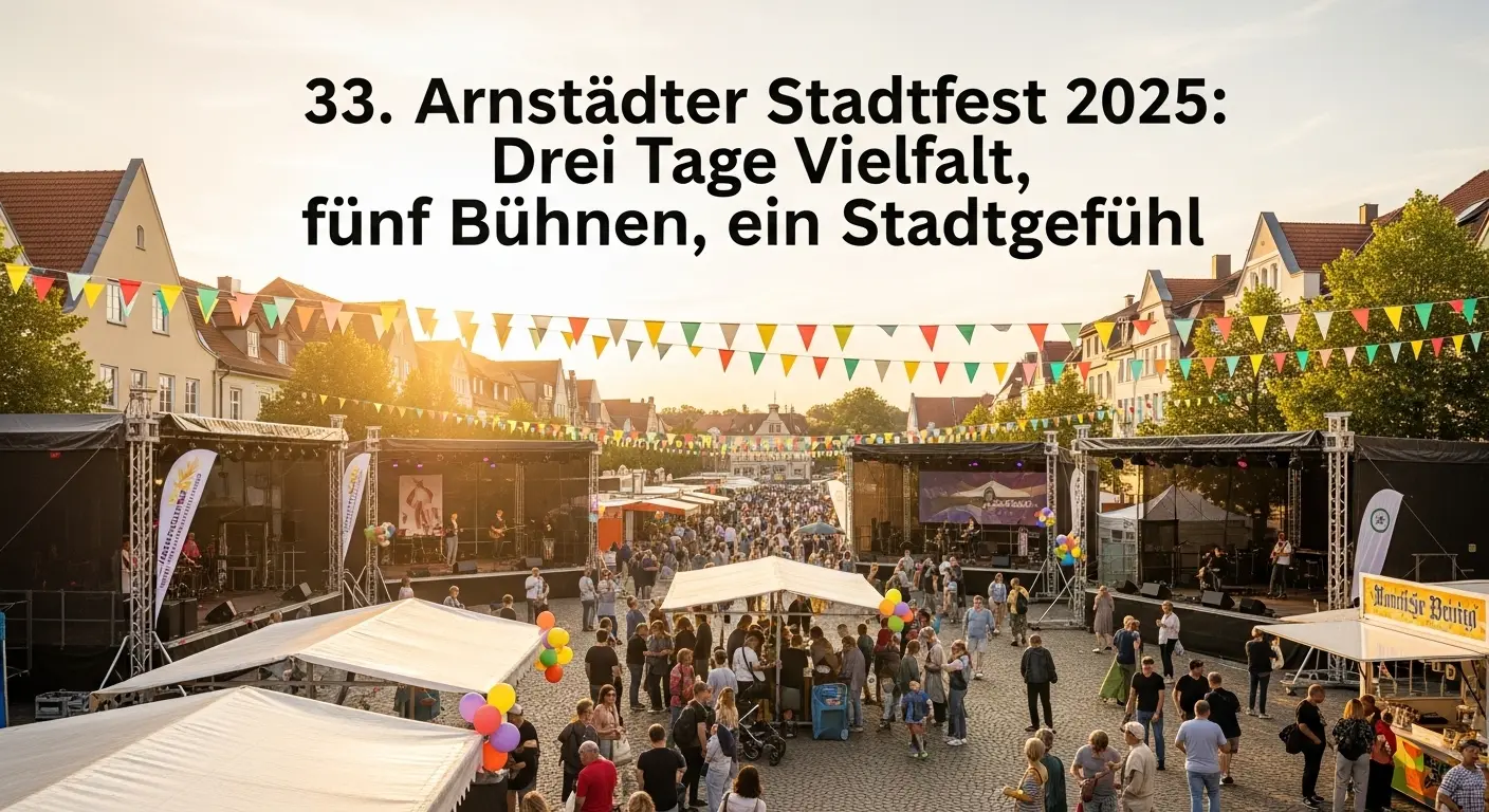Program Stadtfest Arnstadt